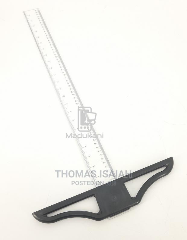 Technical Drawing T Square, 60cm, Clear, With Detachable Hea - thumbnail 2