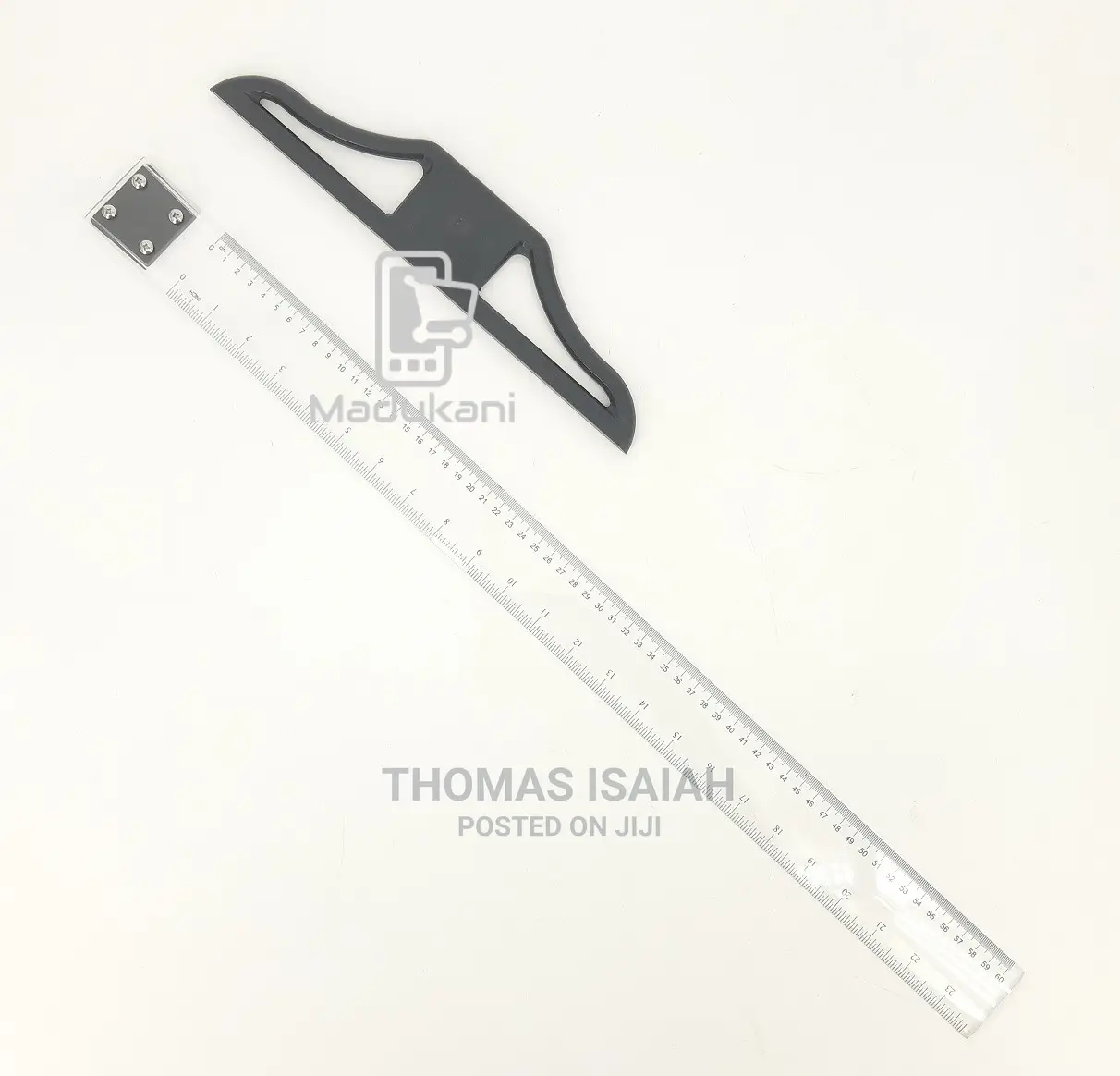 Technical Drawing T Square, 60cm, Clear, With Detachable Hea
