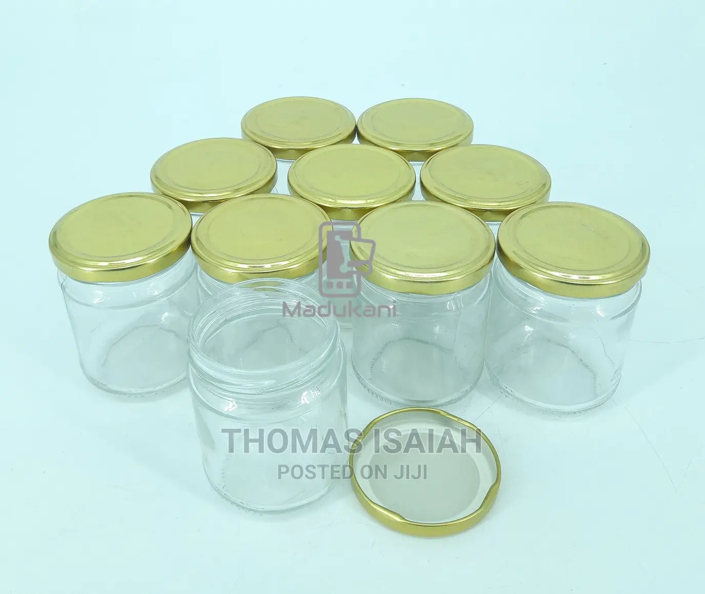 10pcs 212ml Glass Jars Mason Jars With Pop Lids