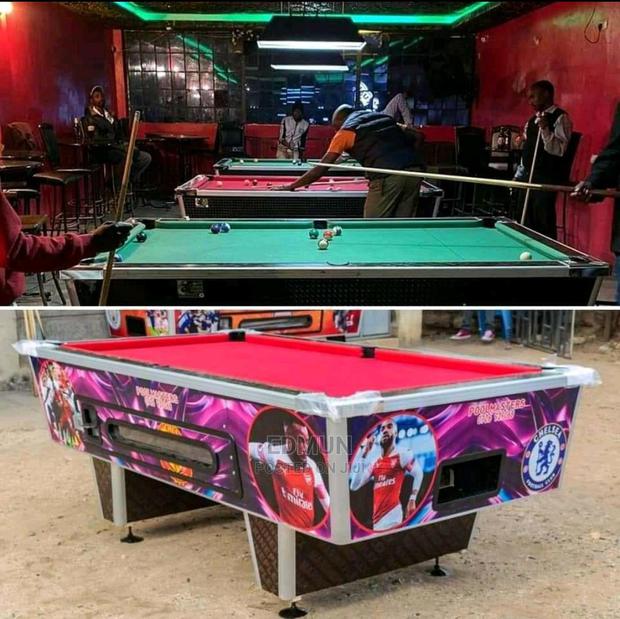 Football Themed Pool Table Marble