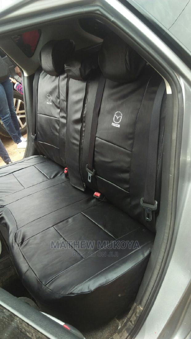 Black Plain Car Seat Covers - thumbnail 2