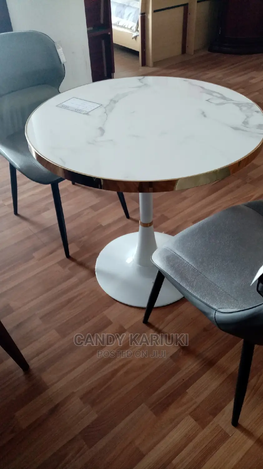 2 Seater Round Negotiations Table Set