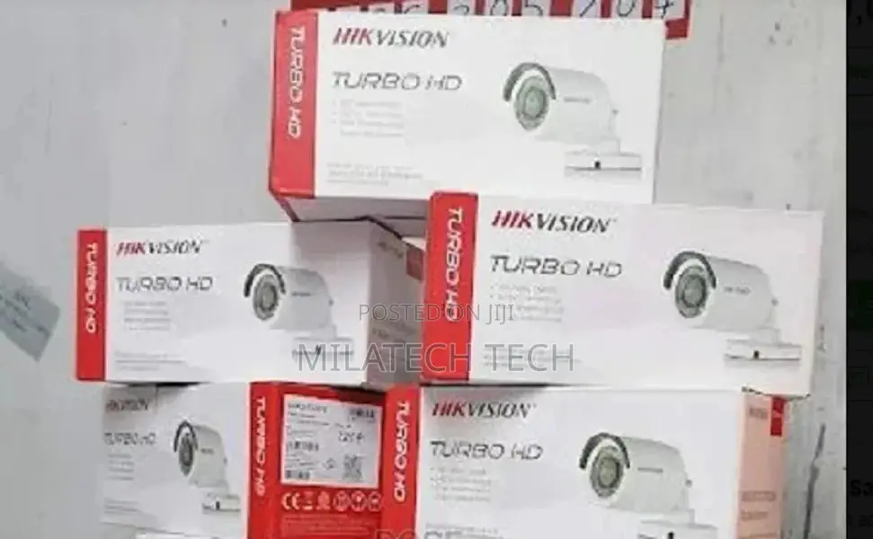 8 CCTV Complete Camera Hik Vision 2MP With IR Night Vision