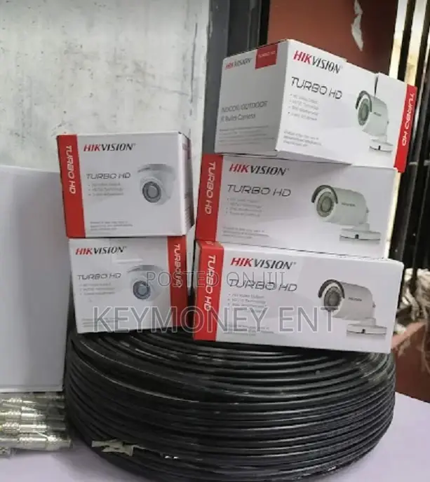 5 Indoor/Outdoor Security CCTV Cameras Sales Package
