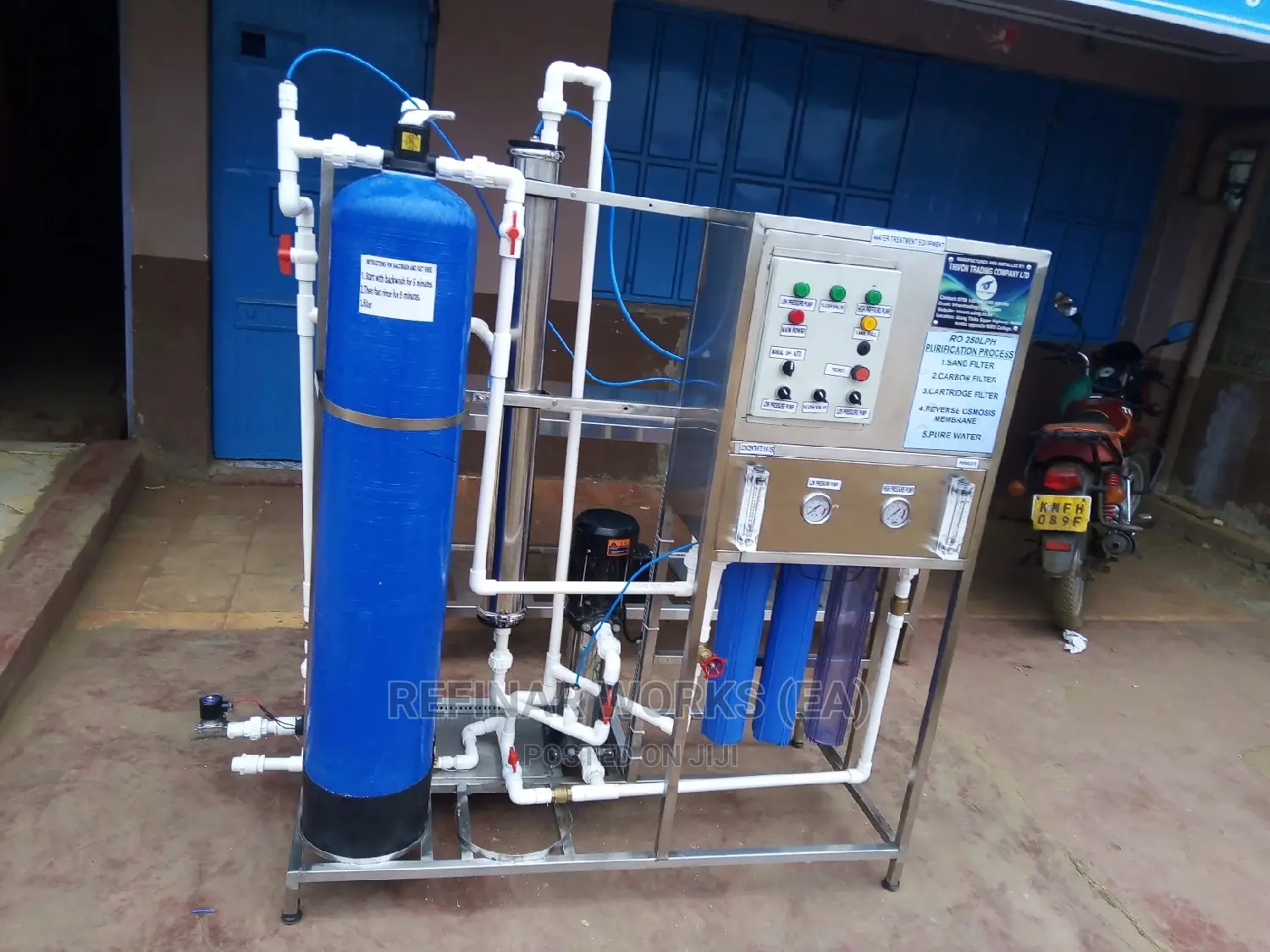 Water Purification and Packaging Plant-Sales Installation