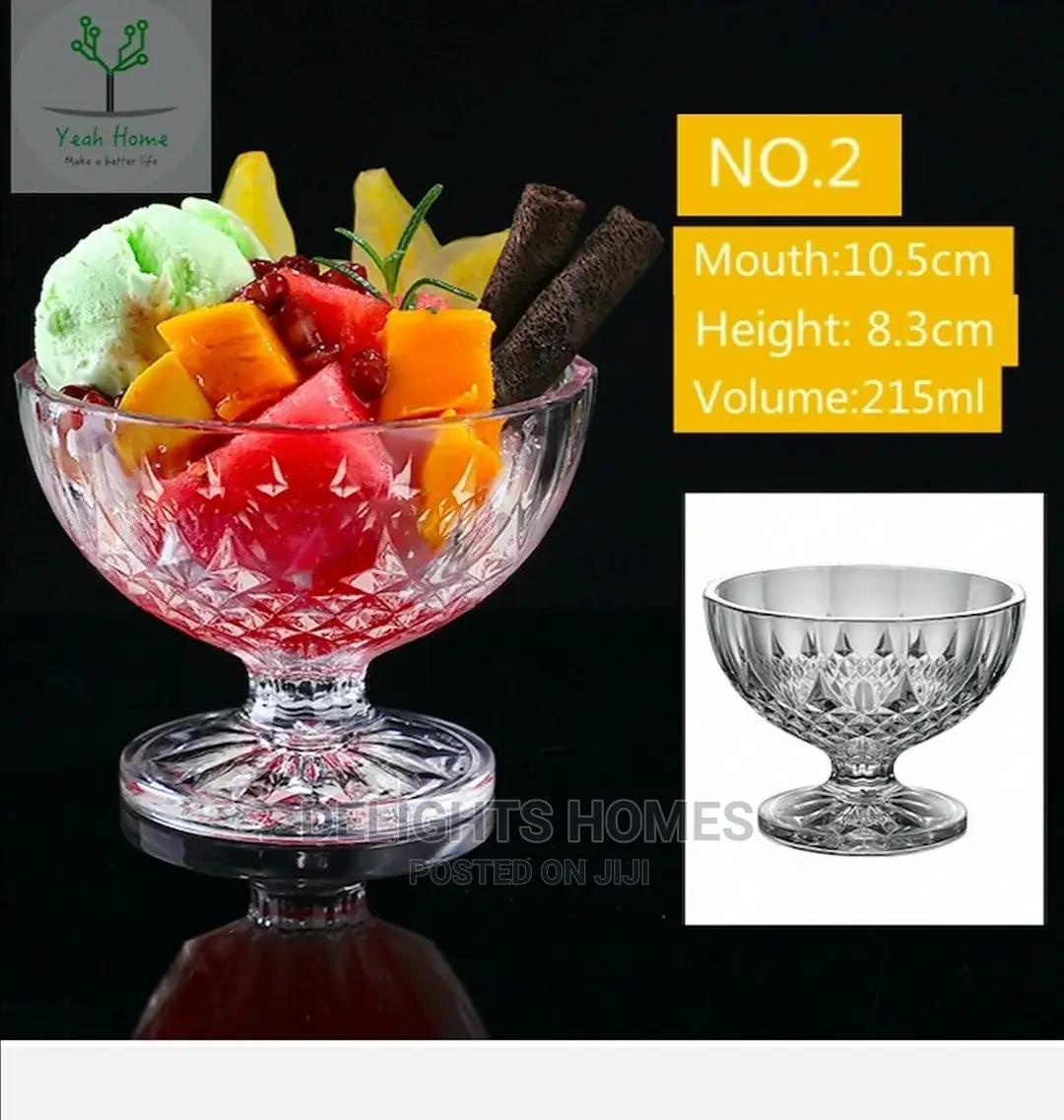 *6pcs Blinkmax Ice Cream Glass Cup *