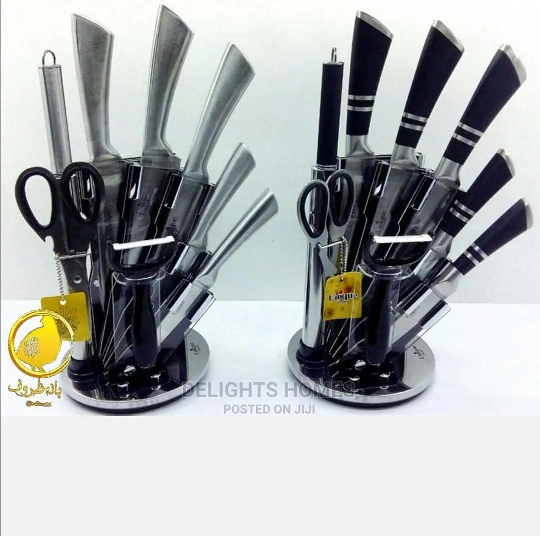 *9pc Stainless Steel Unique Germany Knife Set