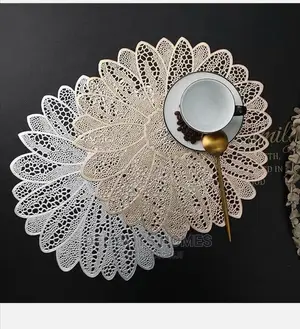 10 Pcs Flower Non Woven Placemats