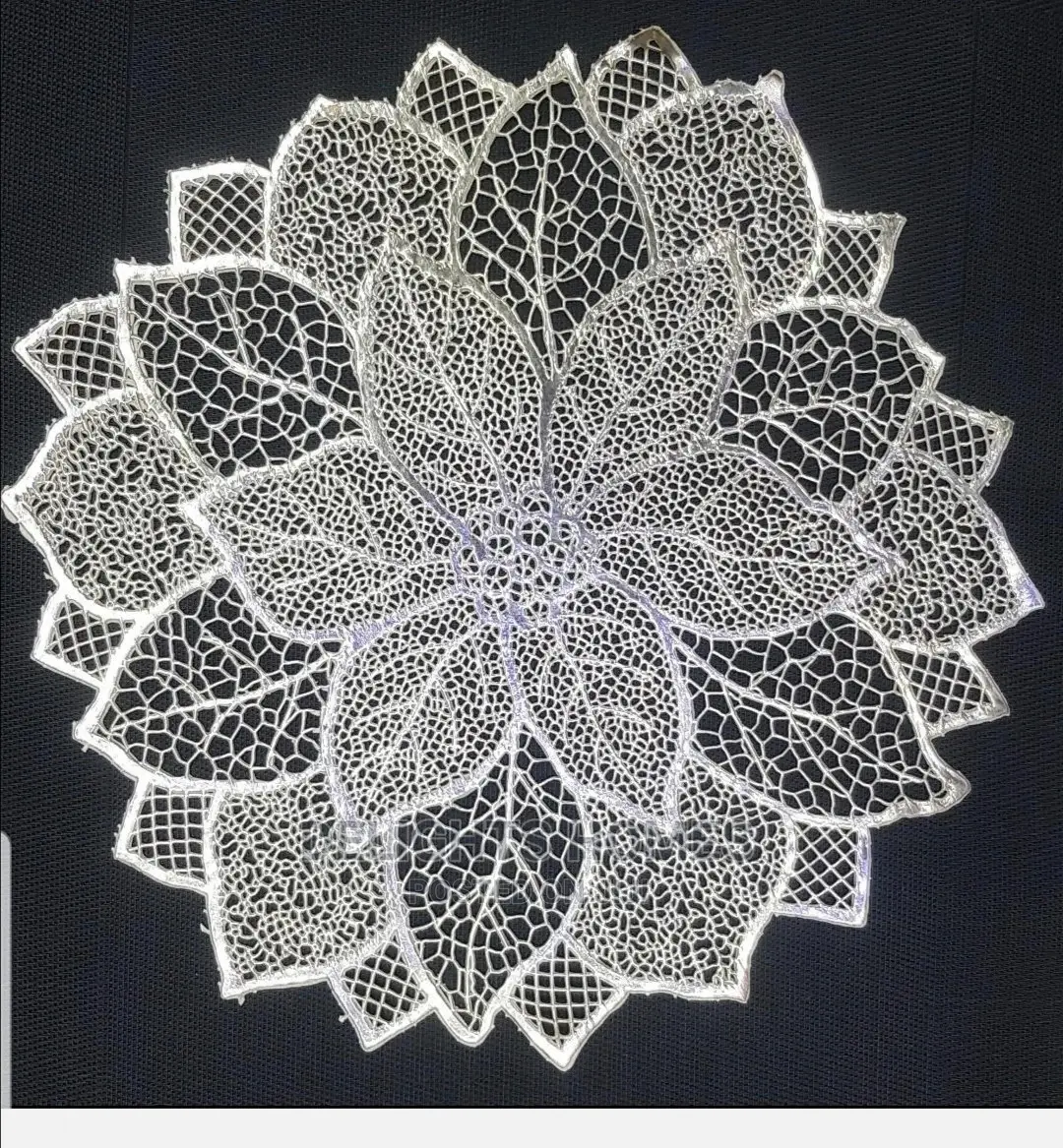10 Pcs Flower Non Woven Placemats