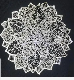 10 Pcs Flower Non Woven Placemats