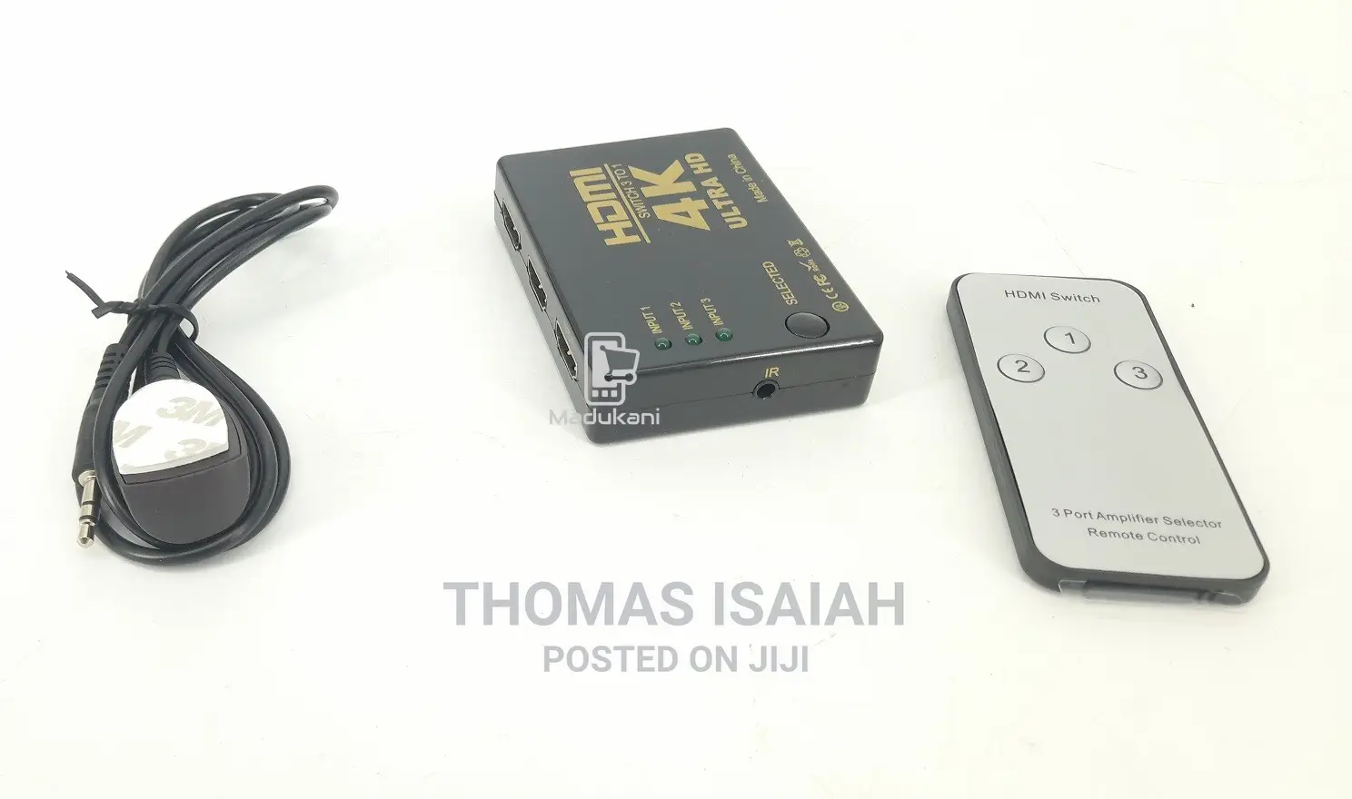3 Port HDMI Switch 4K Full HD 1080P With Remote