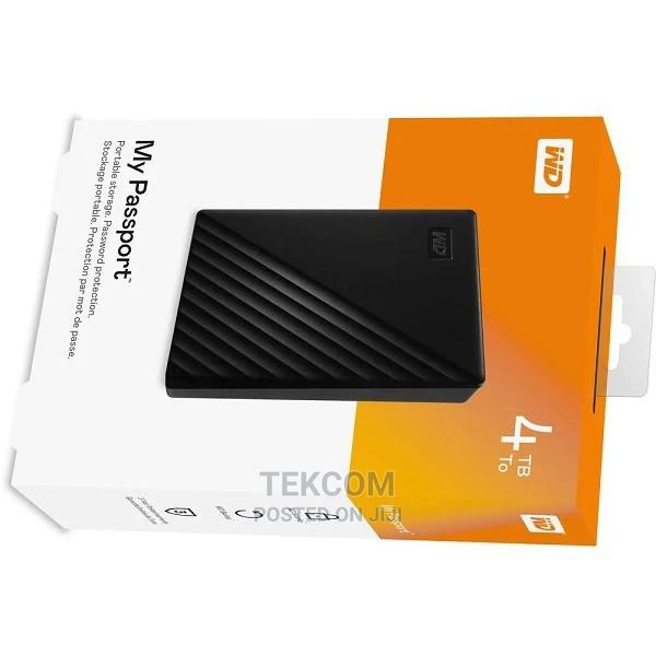 WD 4TB Black My Passport Portable External Hard Drive