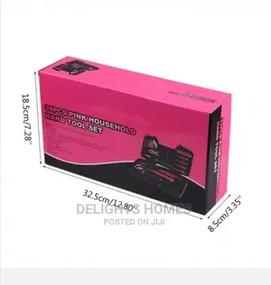 *Home Pink 39 Pieces Tool Set