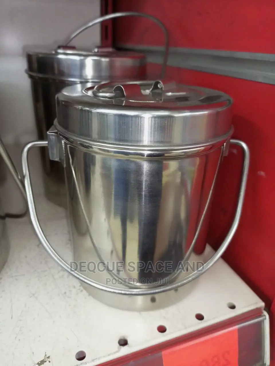 Light Gauge Stainless Steel Milking Buckets in Nairobi Central Farm