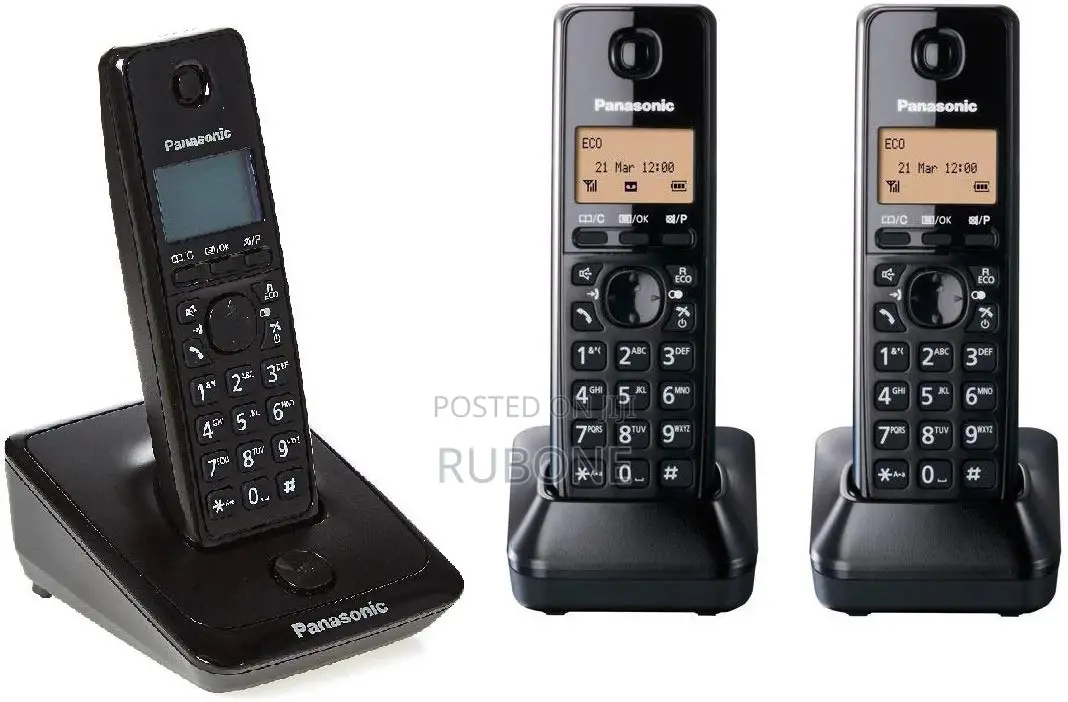 Panasonic Digital Cordless Phone With 3 Headstes Kxtg2713
