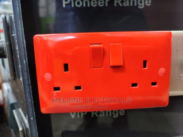 Red Twin Socket 13A - main view