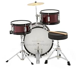 3-Piece Complete Kids Junior Drum Set - thumbnail 2