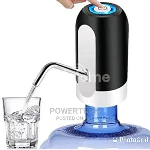 Rechargeable Water Bottle Pump-Mettalic