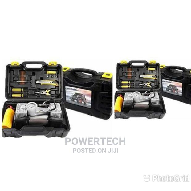 Dual Air Compressor With Tool Kit - main view