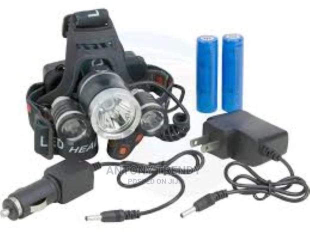 Generic Head Lights Lamps Torch 3 T6 Headlamp T6 LED Headlig - thumbnail 2