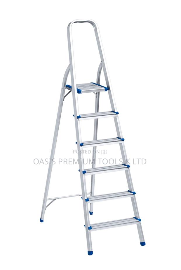 6 Step Aluminium Household Ladder - main view