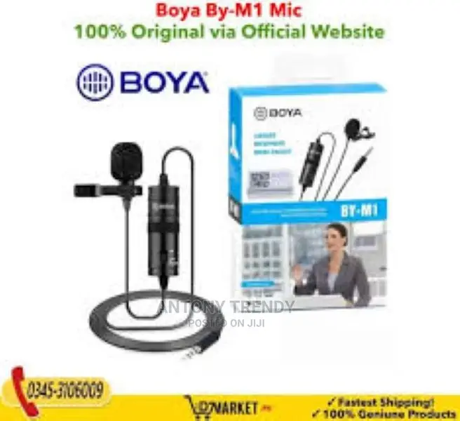 Boya by M1 Lavalier Microphone + Simpex 333 Black Platinum P