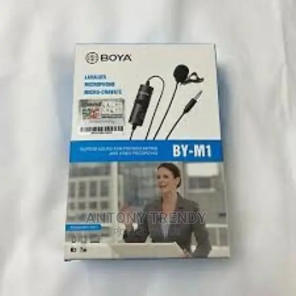 Boya by M1 Lavalier Microphone for Smartphones Canon Nikon