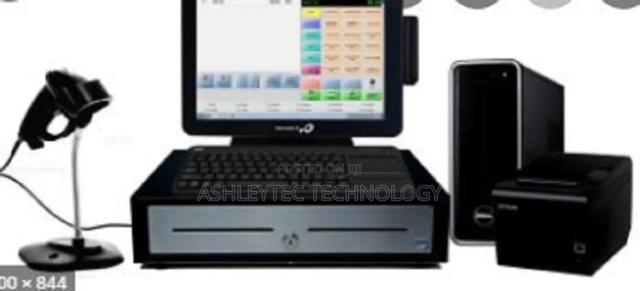 Pos for a Restaurant With Touch Monitor Pos System