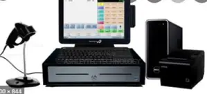 Pos for a Restaurant With Touch Monitor Pos System