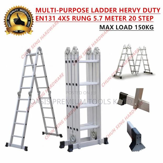 Aluminium Multipurpose Ladder 5.7 Mtr - main view