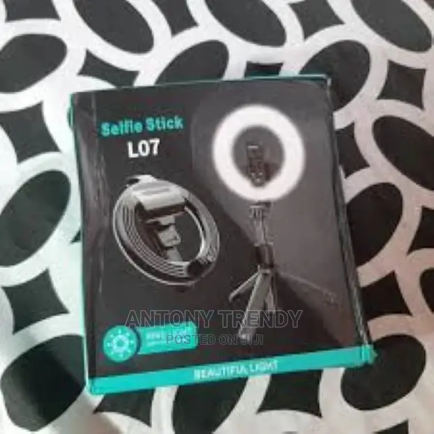 Q L07 Selfie Stick 5"Inches Ringlight Selfie Stick Mobile St