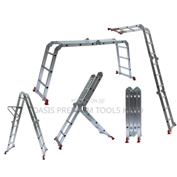 Aluminium Multipurpose Ladder 7 Mtr - thumbnail 2