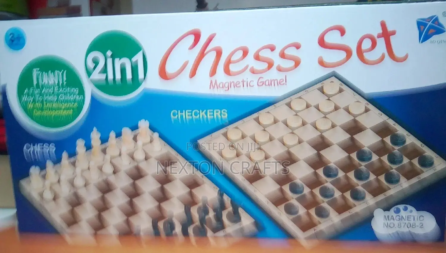 2 in 1 Chess Checkers