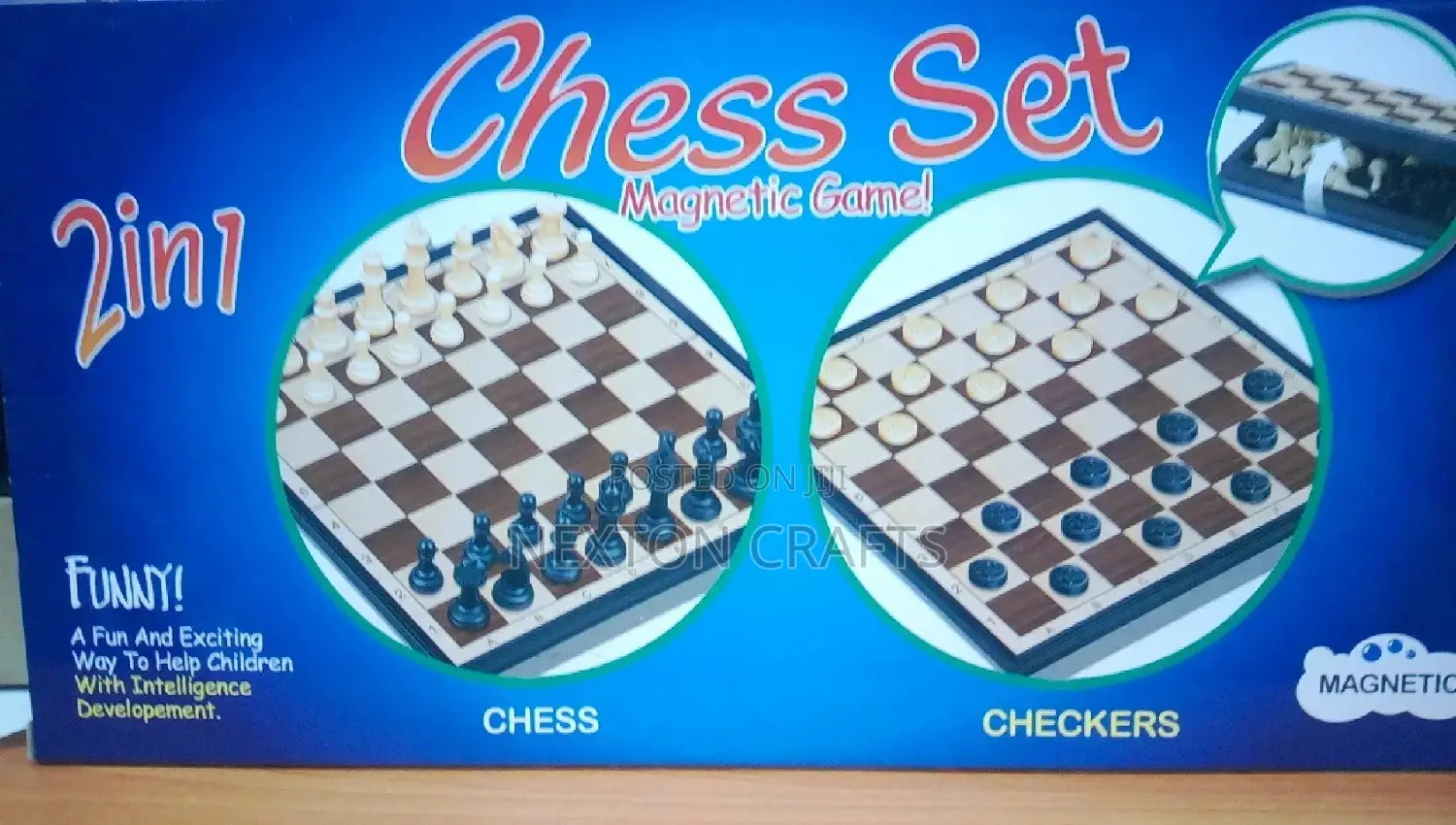 2 in 1 Chess Checkers