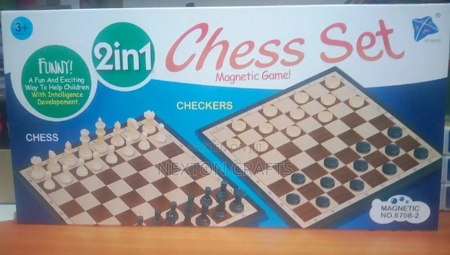 2 in 1 Chess Checkers