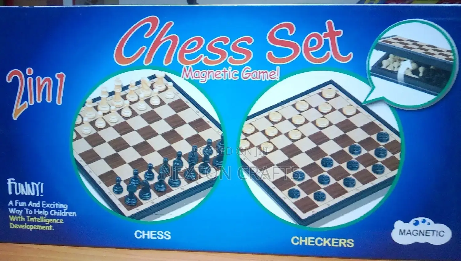 2 in 1 Chess Checkers