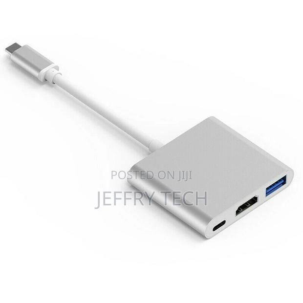 3.0 USB HUB 3 In1 Type C to USB-C 4K HDMI Powered Adapter Ca - thumbnail 3