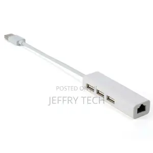USB a to 3 X USB a and RJ45 Ethernet Lan Adapter