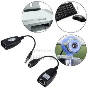 USB Extension Ethernet RJ45 Cable LAN Adapter Extender Over