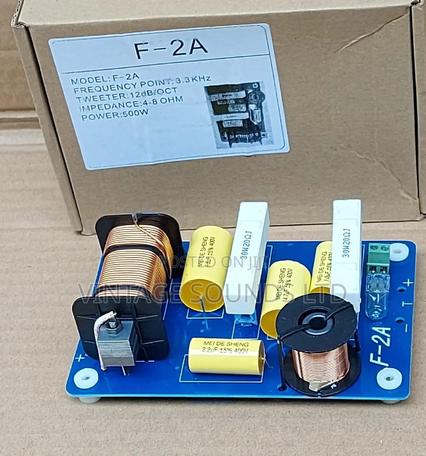 F-2a 2 Way 2 Unit High-Low Speaker Crossover