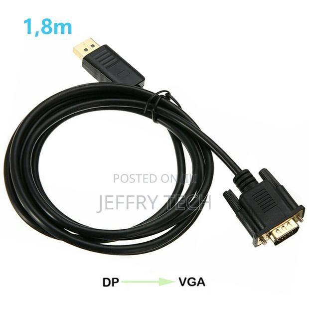 Adapter Cable Dp Display Port to VGA Plug Laptop PC Monitor