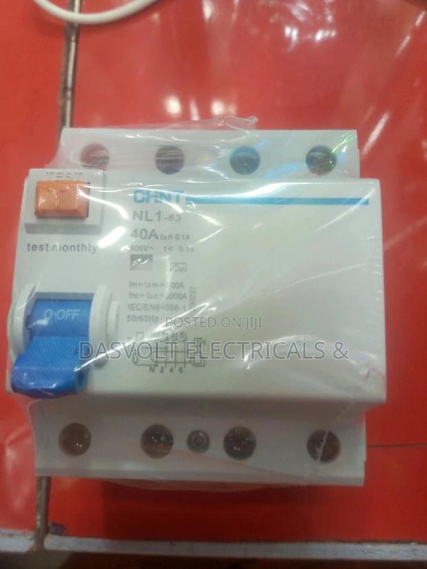 Chint Residual-Current Circuit Breaker 40A 100ma 4 Pole - thumbnail 2