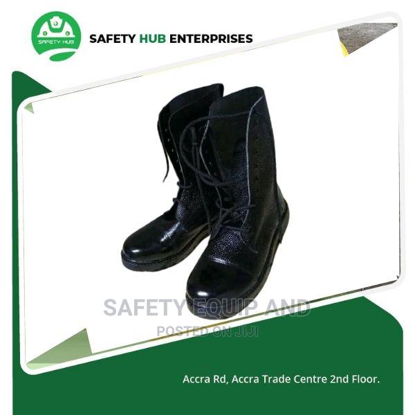 Quality Leather Security Boots - main view