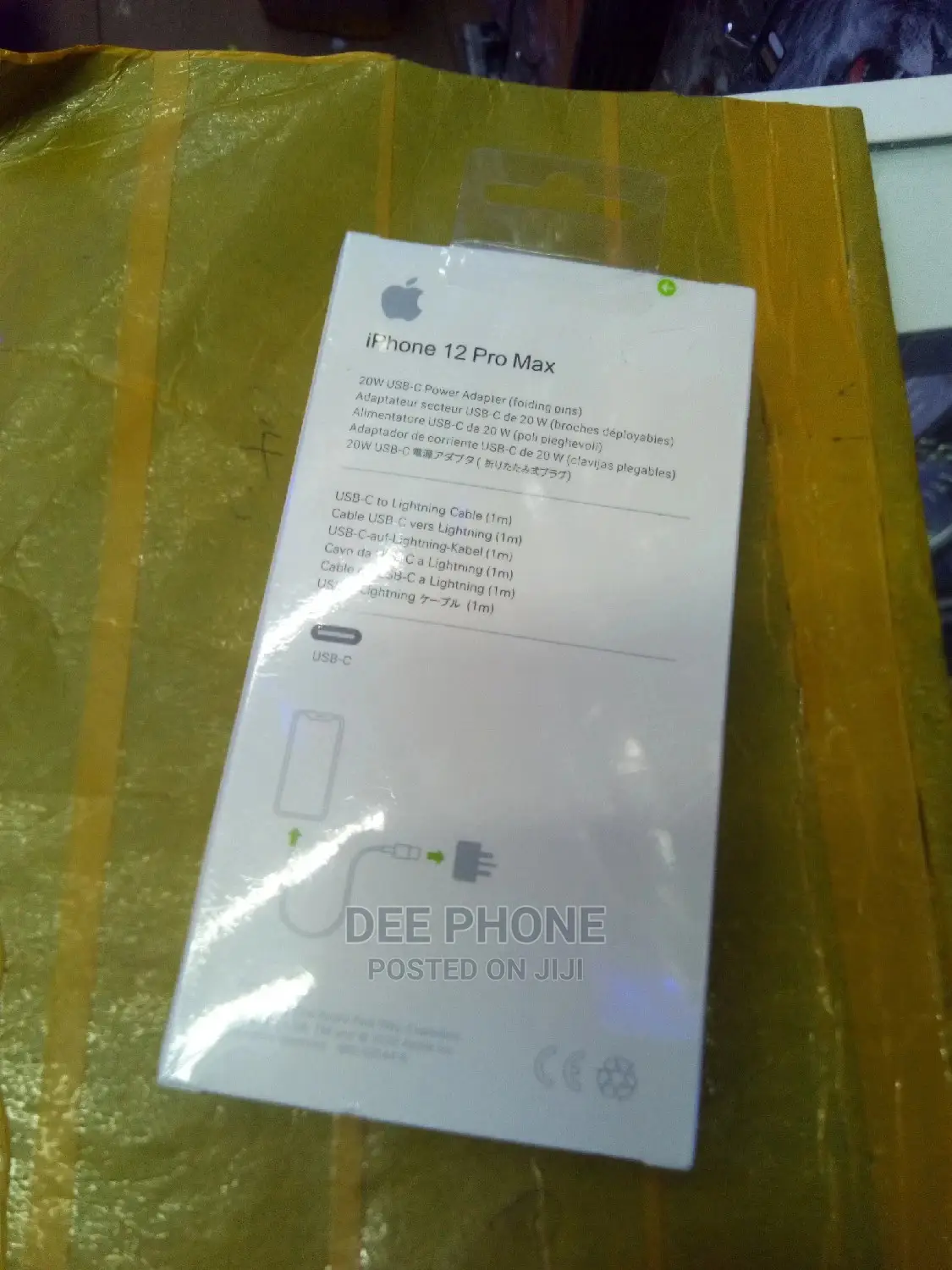 iPhone 12 Pro Lighting to Type C Charger.