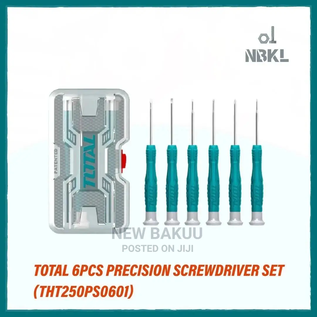 Total 6pcs Precision Screwdriver Set (Tht250ps0601)