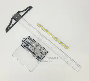 Technical Drawing Set With 300mm Scale Ruler, 600mm T Square
