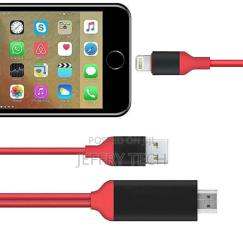 8 Pin to HDMI Cable HDTV Adapter Lead for iPhone 12 12 Pro 1