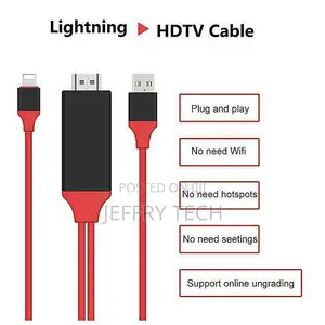 8 Pin to HDMI Cable HDTV Adapter Lead for iPhone 12 12 Pro 1