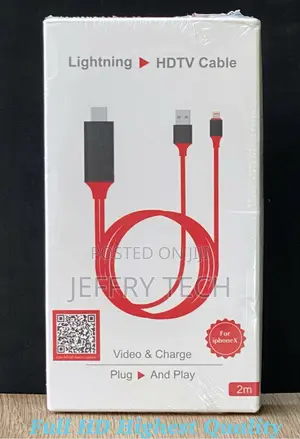 2M Lightning￼ to HDMI HDTV AV Cable Adapter for iPad iPhone