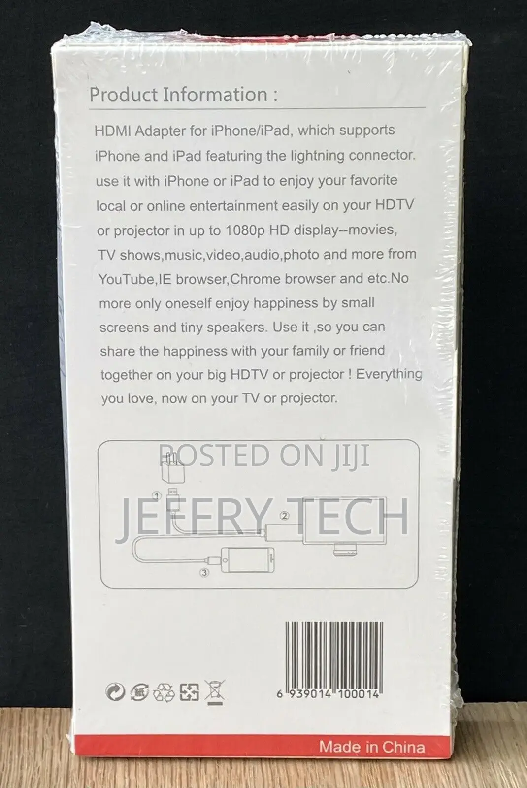 2M Lightning￼ to HDMI HDTV AV Cable Adapter for iPad iPhone